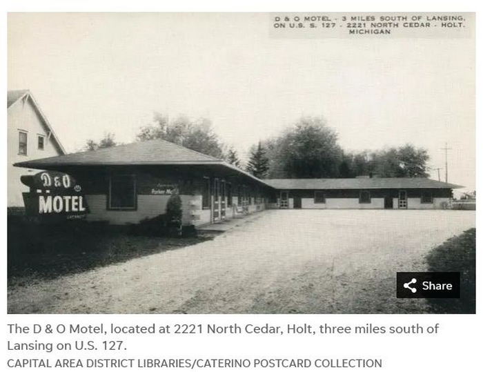 Village Inn Motel & Apts (D&O Motel) - From Capital Area District Library (newer photo)